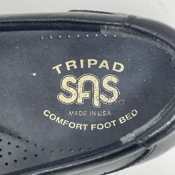 SAS Easier Slip On Black Loafer Tripad Comfort Women's Size 6.5 Moccasin - Picture 7 of 10